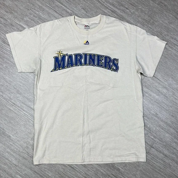 Seattle Mariners Kyle Seager Shirt #15 Men's Medium Majestic Official MLB Gear - Picture 1 of 6